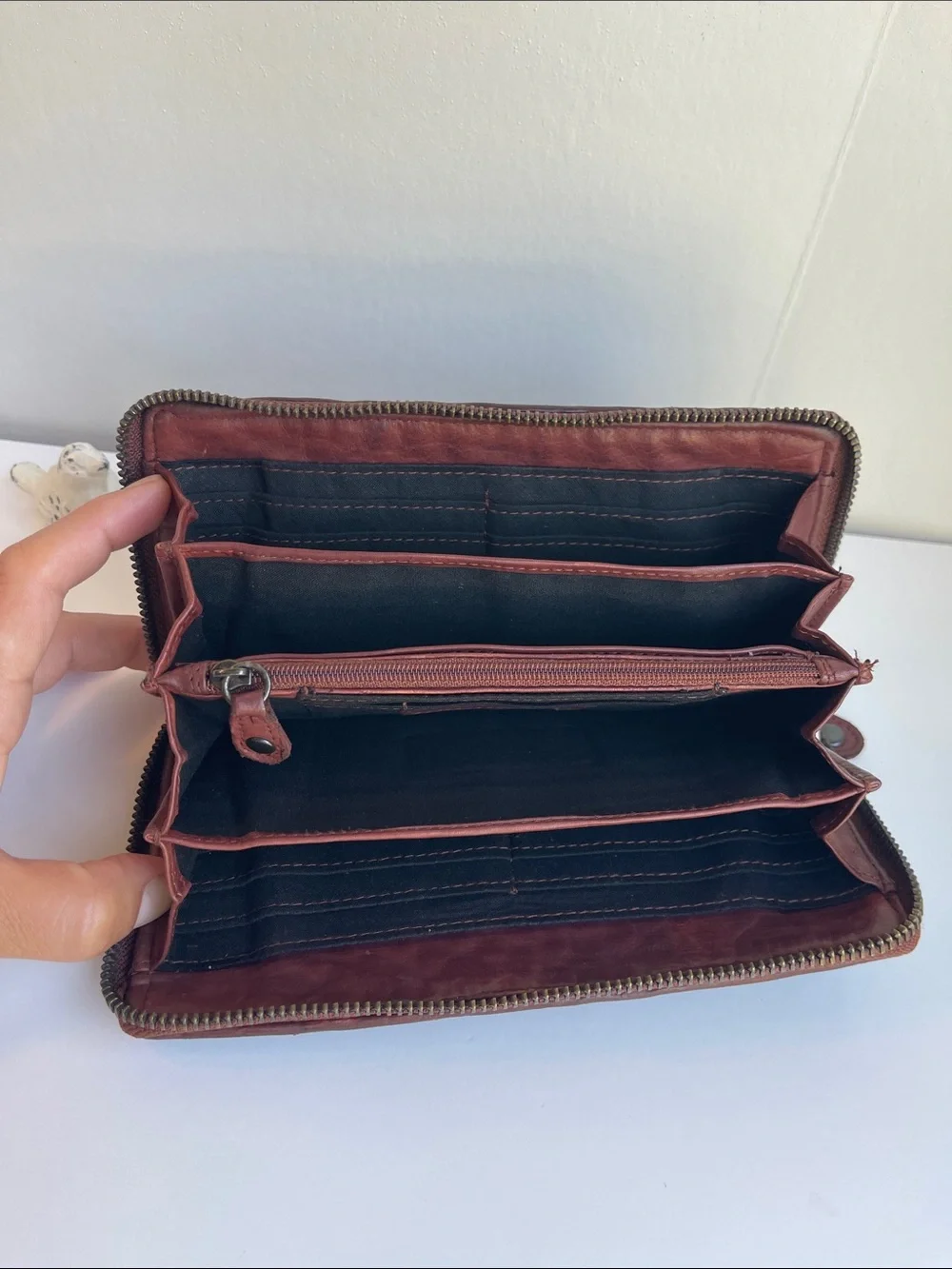 Ashwood Woven Genuine Leather Wallet